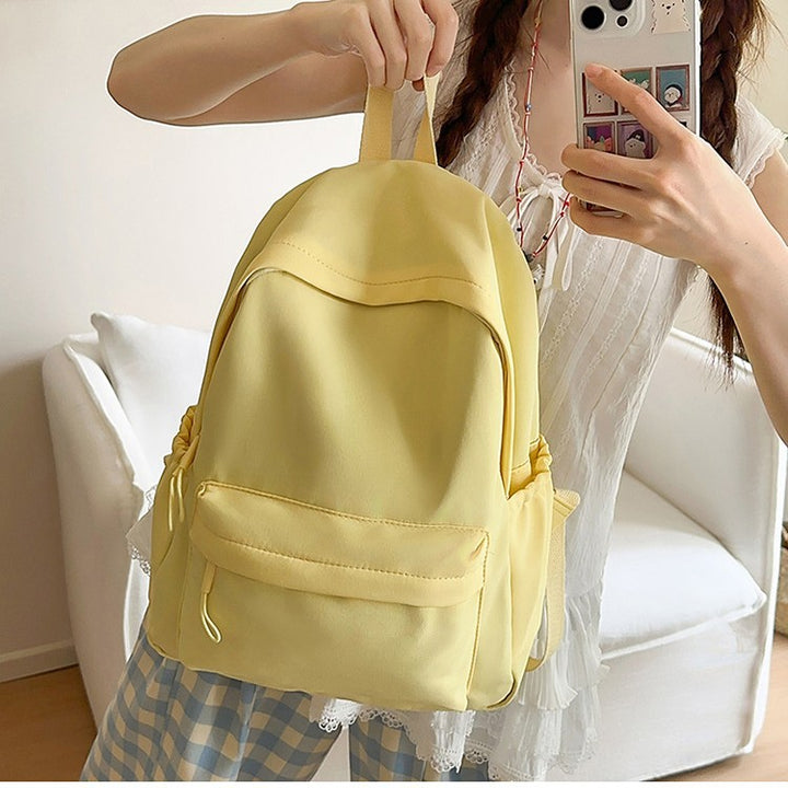 Leisure backpack with flexible side pockets and clear structure Stornfield