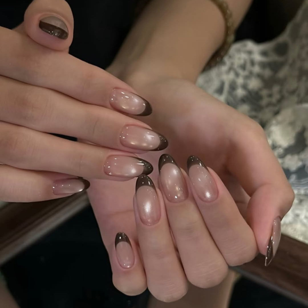 Elegant Acrylic Nails with Modern Ombre Design Stornfield