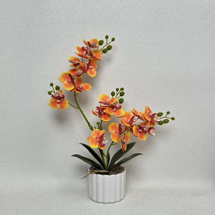 Artificial Orchid Flower Display for Home Decor and Indoor Display
