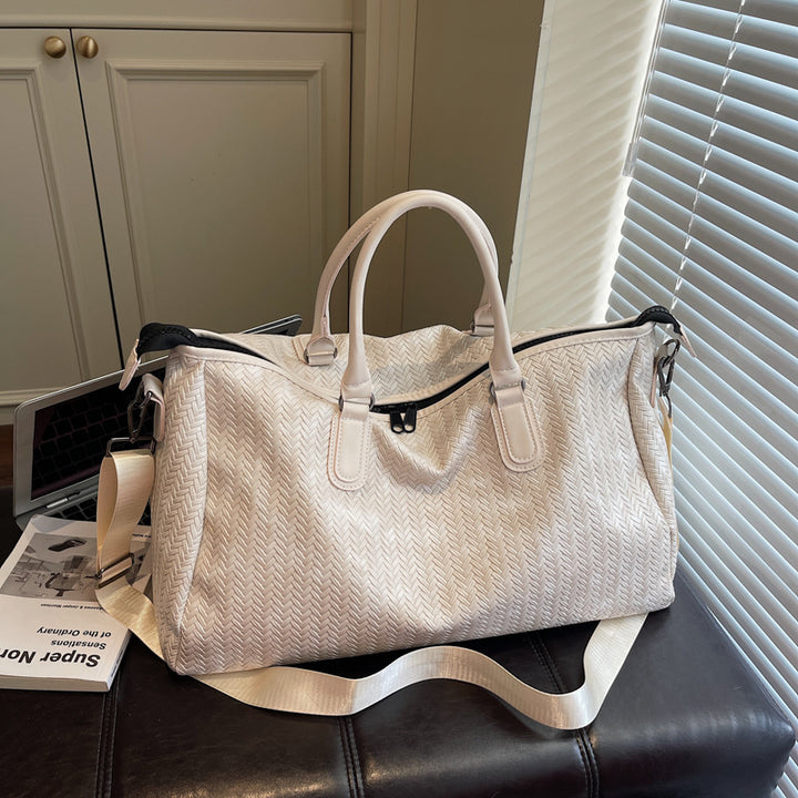 Noble and Durable Travel Bag in Modern Wave Pattern Stornfield