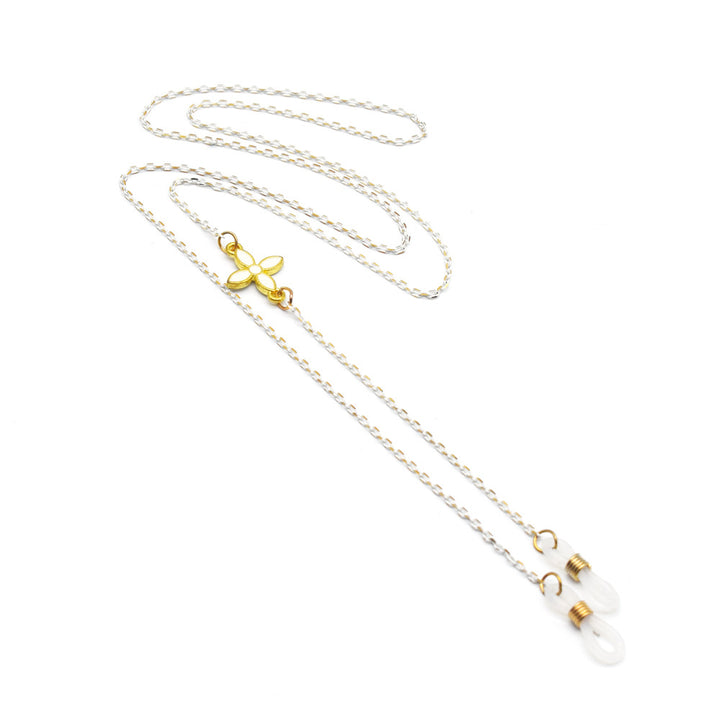 Elegant Floral-Design Eyewear Chain Stornfield