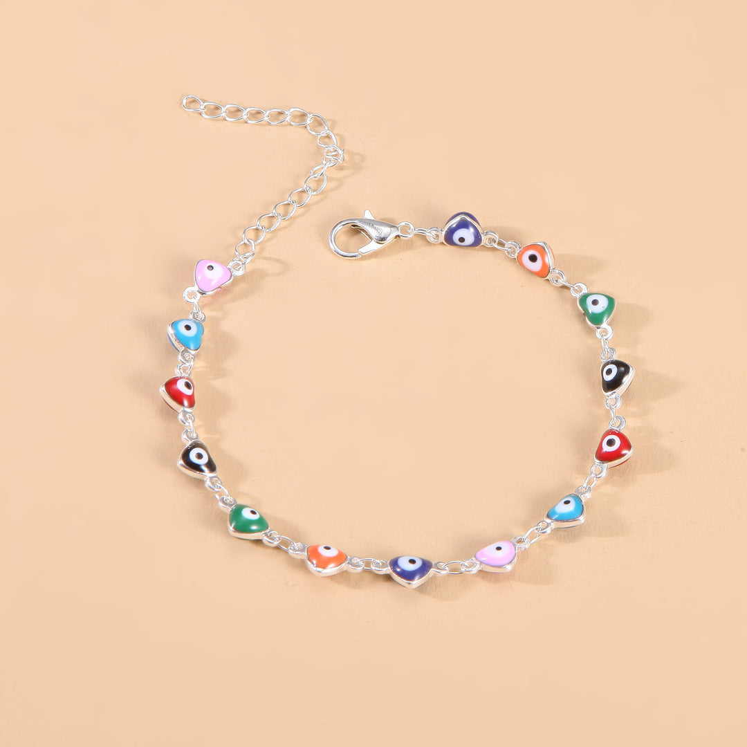 Colorful Evil Eye Charm Anklet Stornfield