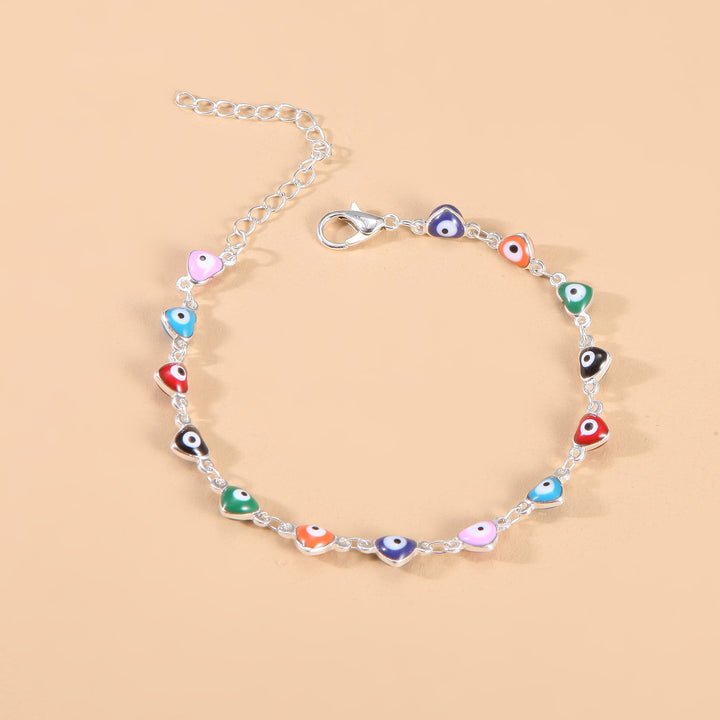 Colorful Evil Eye Charm Anklet Stornfield