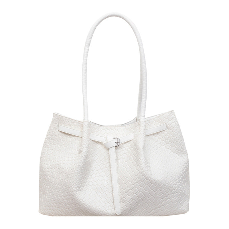 WoTextured Leather Tote Bag Stornfield