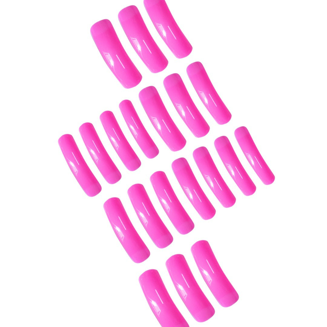 Glossy Long Press-On Nails Stornfield