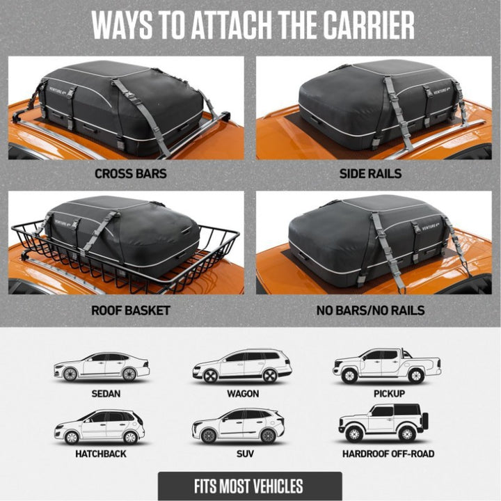 Roof rack bag for Stornfield car roof carrier