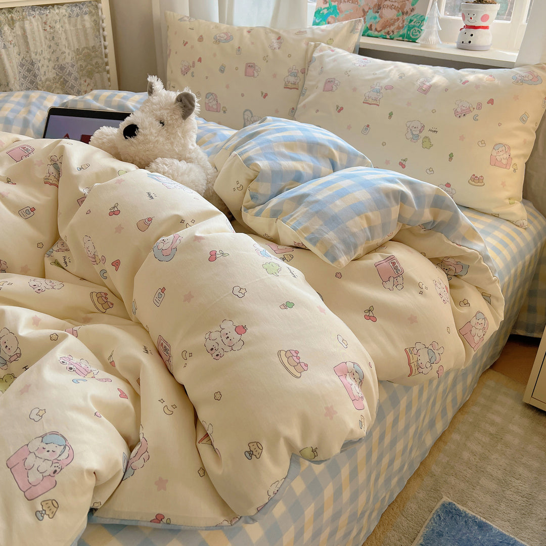 Cute Bear-Themed Bedding Set