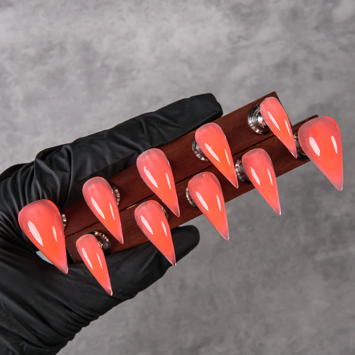Stiletto-Shaped Press-On Nail Enhancements Set
