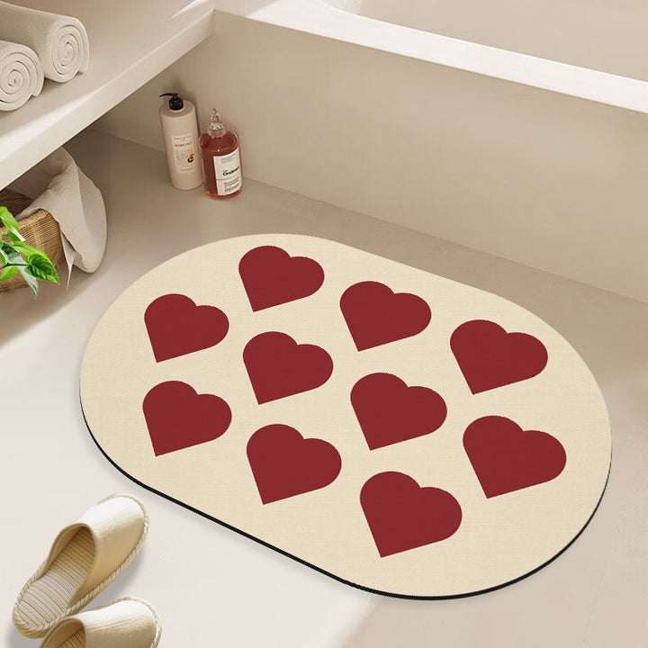 Absorbent Non-Slip Bath Mat