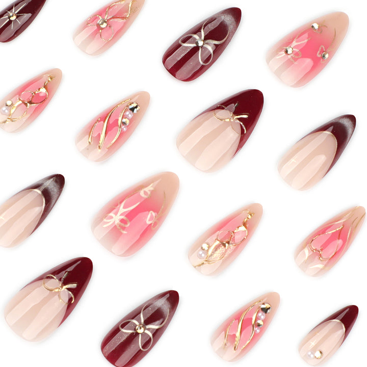 Artistic Nail Extensions with Creative Decorations Stornfield