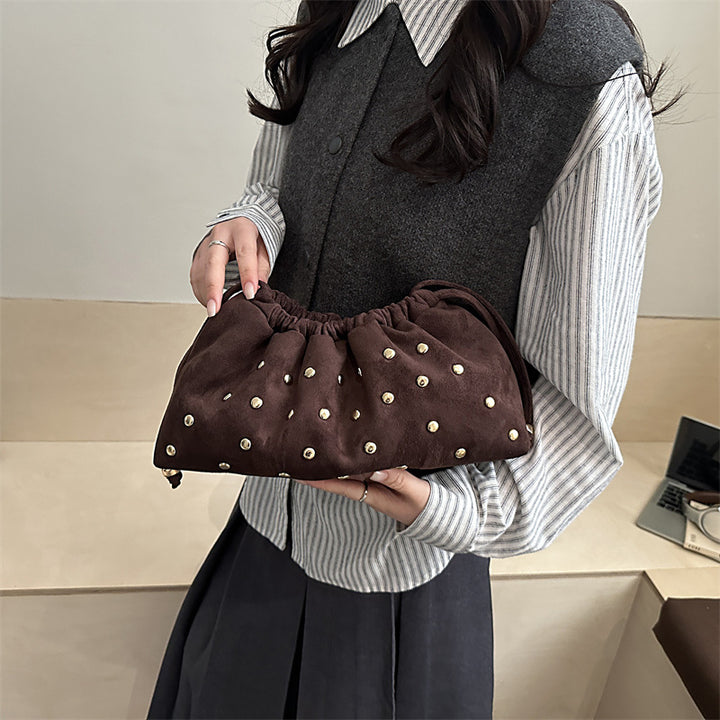 WoChic Studded Drawstring Clutch Bag Stornfield