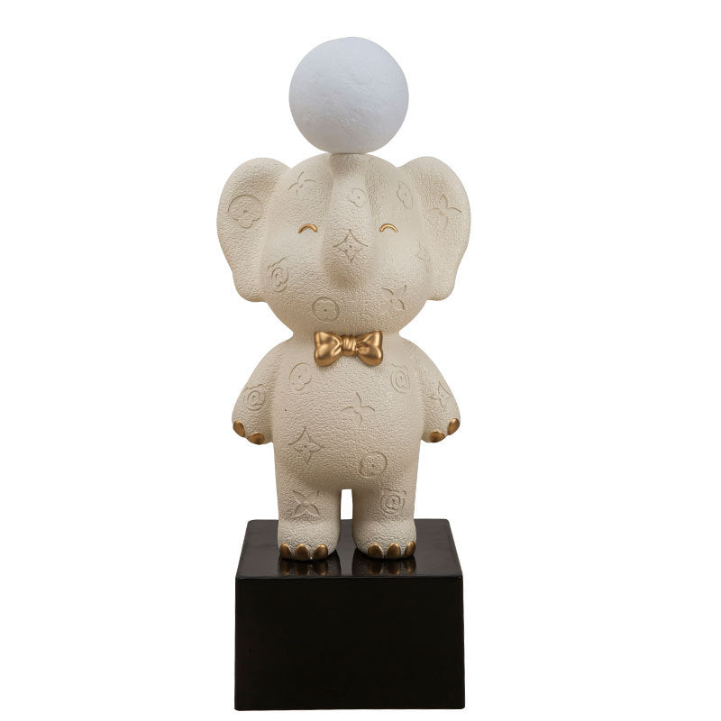 Decorative Elephant Lamp for Indoor Home Display