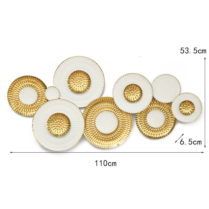 Modern Decorative Wall Sculpture with Circular Design Stornfield