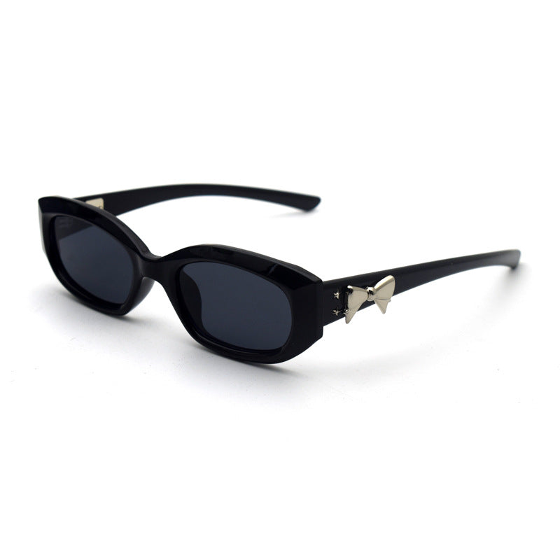 Trendy Cat-Eye Sunglasses with Adorable Teddy Bear Accent Stornfield