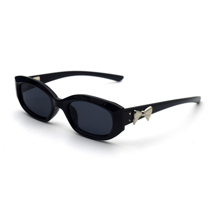 Trendy Cat-Eye Sunglasses with Adorable Teddy Bear Accent Stornfield