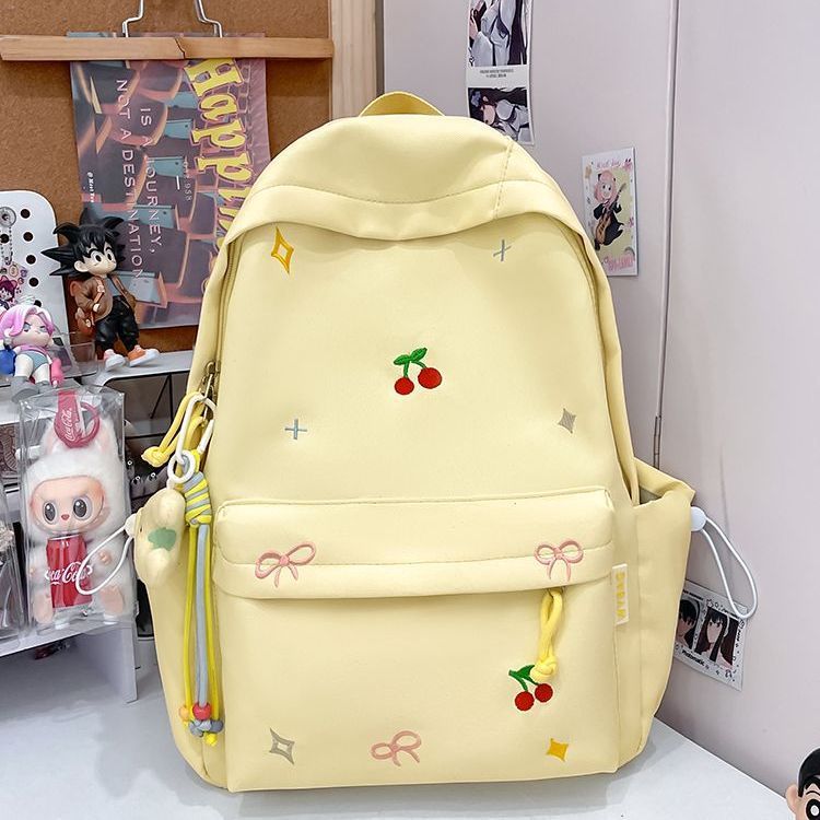 Playful backpack with embroidery Stornfield