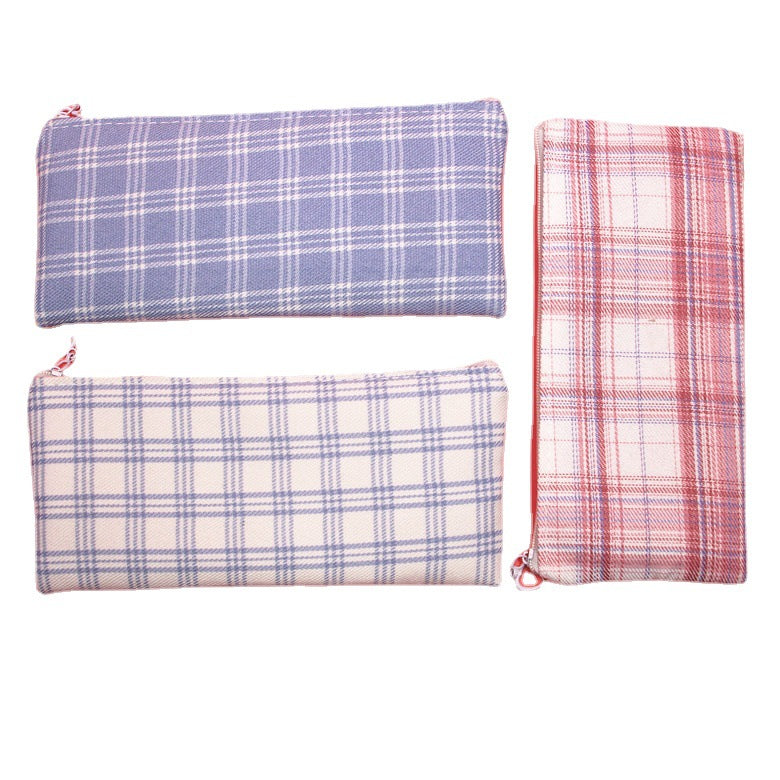 Stylish Plaid Pencil Case Stornfield
