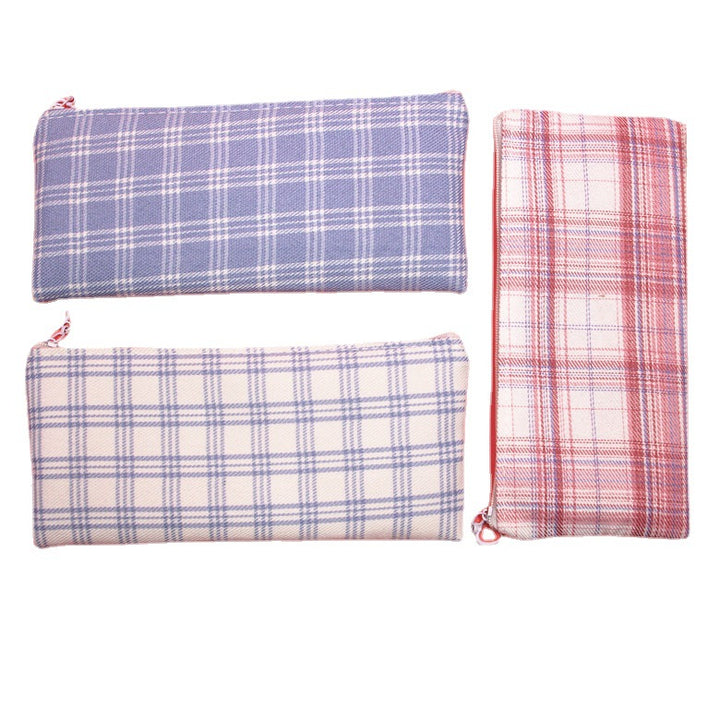 Stylish Plaid Pencil Case Stornfield