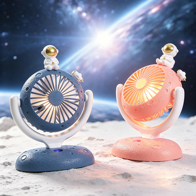 Women Portable USB Desk Fan with Creative Astronaut Design Stornfield