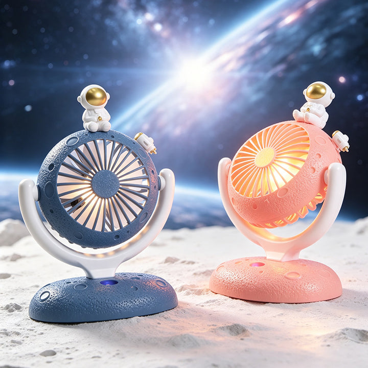 Women Portable USB Desk Fan with Creative Astronaut Design Stornfield
