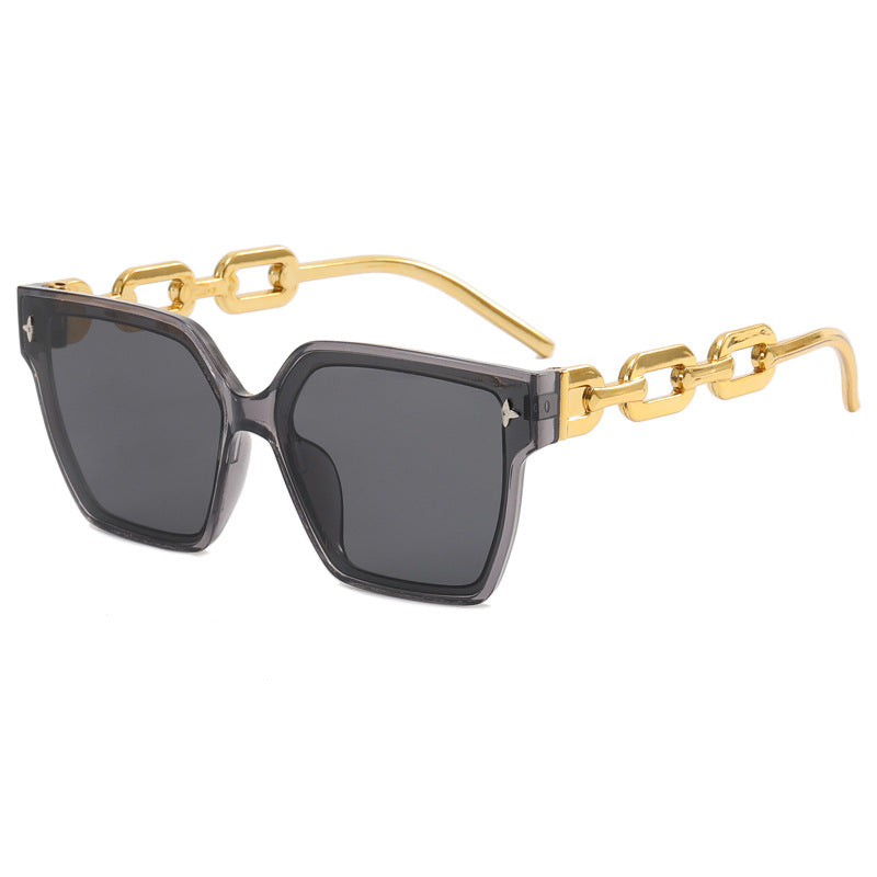 Ladies fashionable square sunglasses with luxurious accents Stornfield