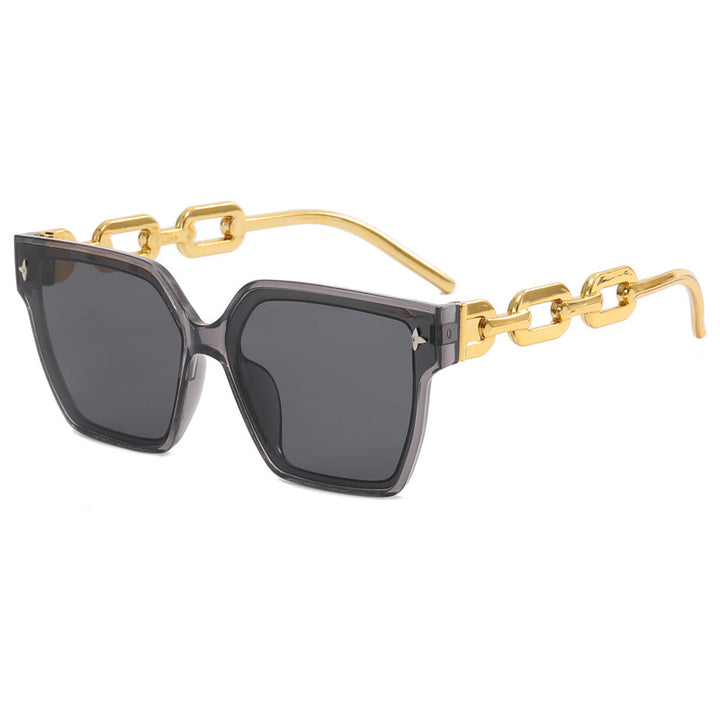 Ladies fashionable square sunglasses with luxurious accents Stornfield