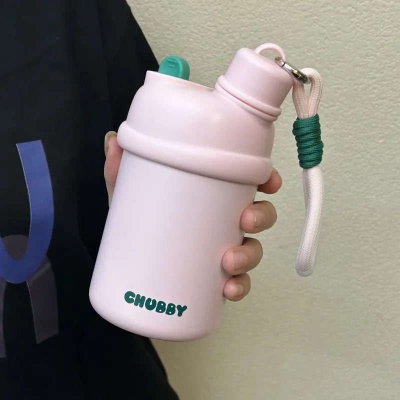 Women's Sporty Water Bottle with Practical Carrying Strap Stornfield