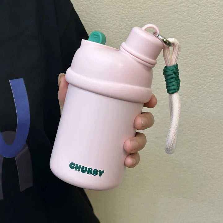 Women's Sporty Water Bottle with Practical Carrying Strap Stornfield