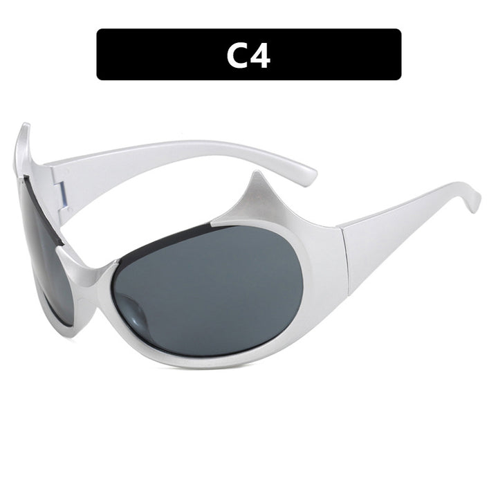 Women futuristic sunglasses with stylish design and protective UV filter Stornfield