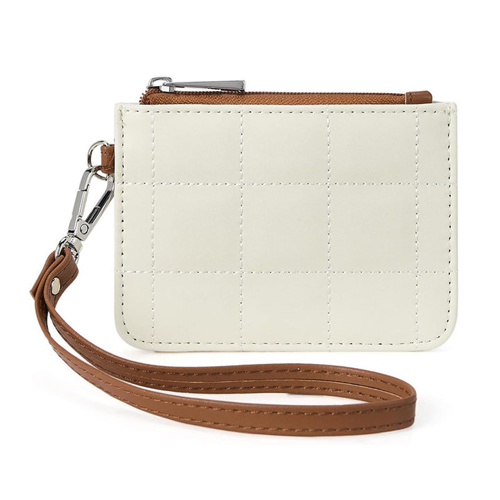Elegant and Compact Wallet with Zipper and Wrist Strap Stornfield