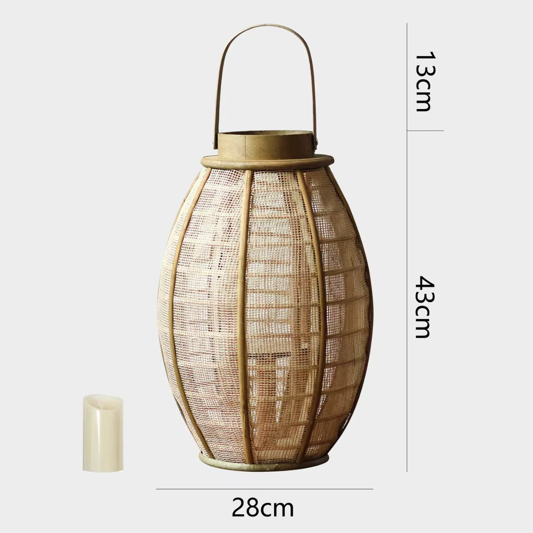Handcrafted lantern made of natural materials Stornfield