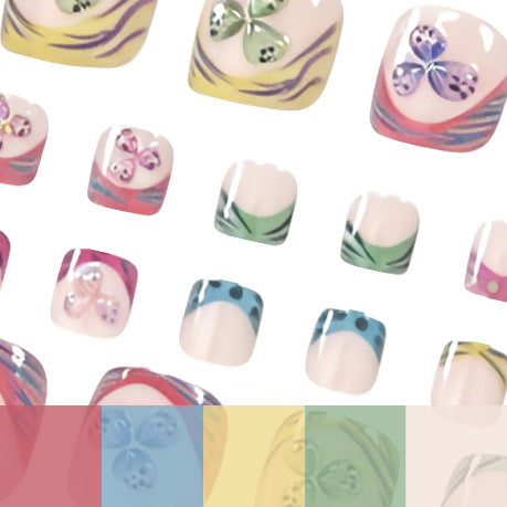 Floral-Inspired Acrylic Nail Art Enhancements Stornfield