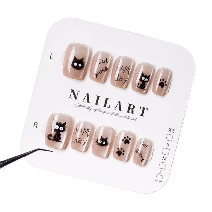 Stylish Leopard Print Press-On Nail Set Stornfield