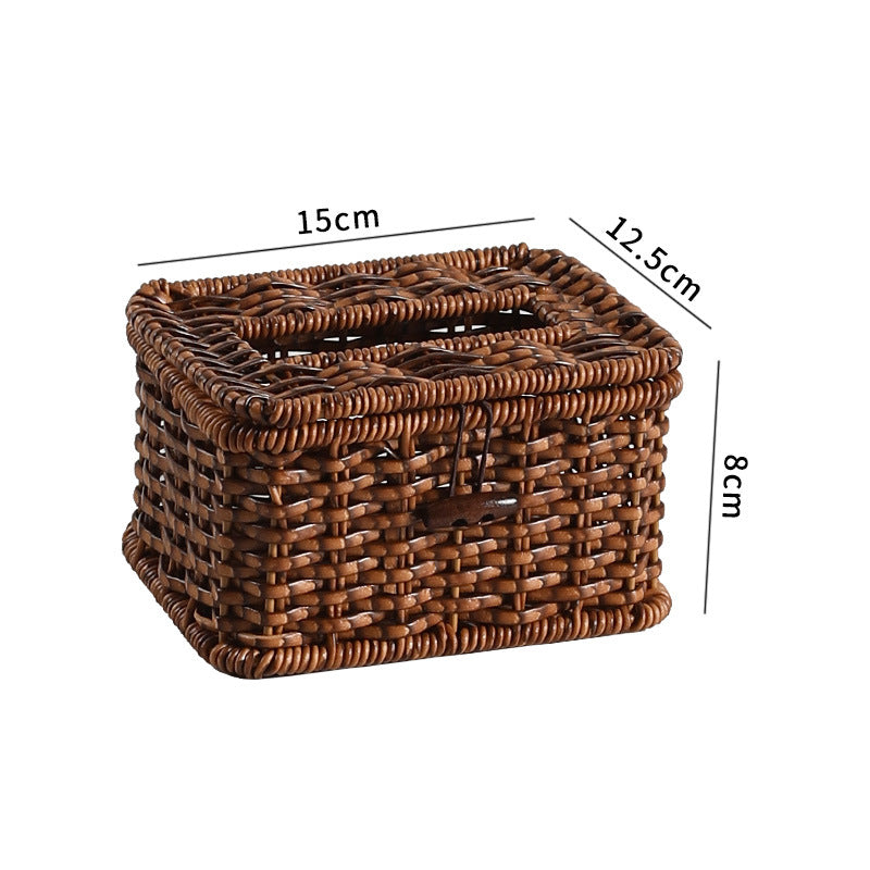 Handcrafted Wicker Storage Box Stornfield