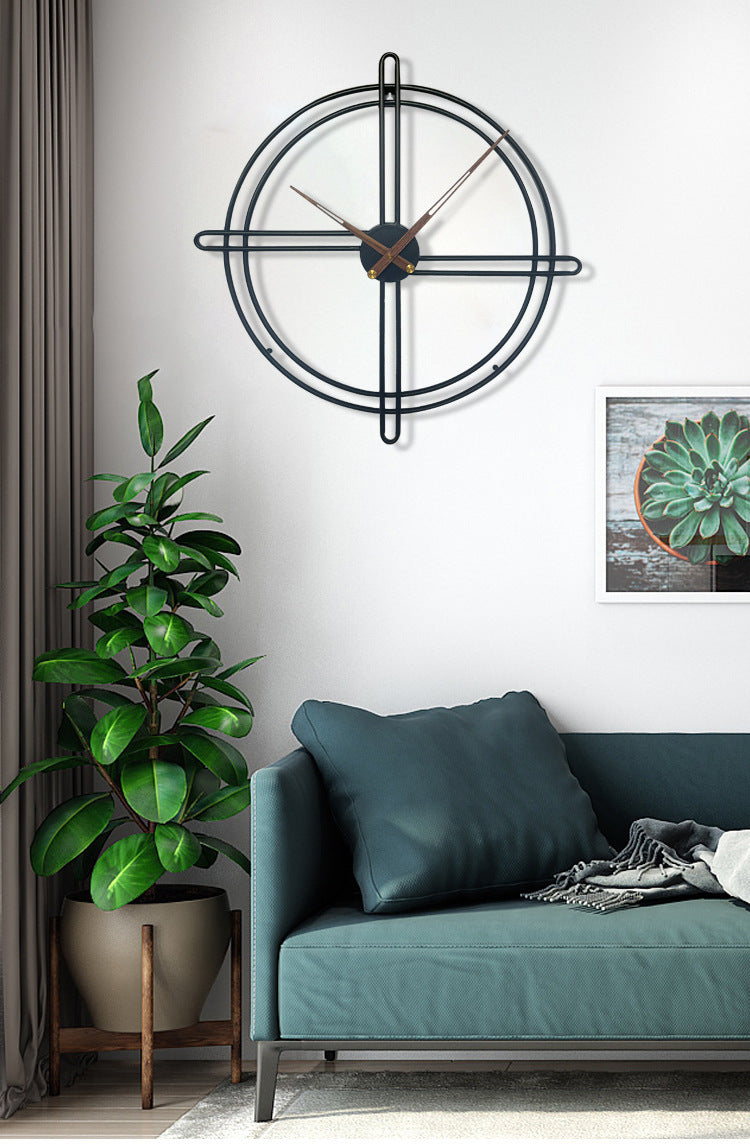 Stornfield | Large Nordic Decorative Wall Clock for Living Room 23 Inch