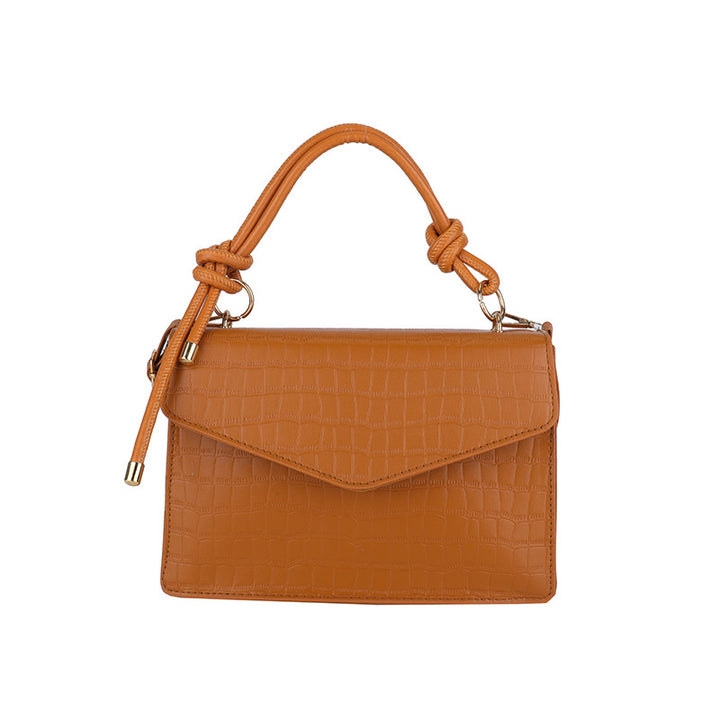 Crocodile-Embossed Handcrafted Crossbody Bag Stornfield