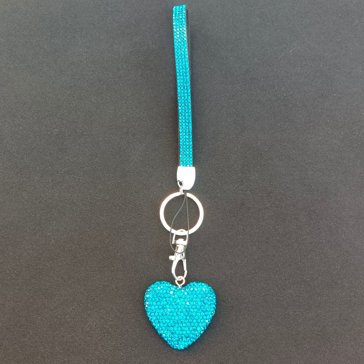 Rhinestone Heart Keychain Stornfield
