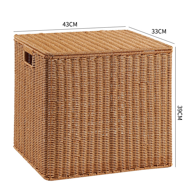 Handwoven Wicker Storage Cube Stornfield