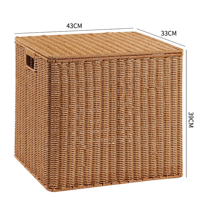 Handwoven Wicker Storage Cube Stornfield