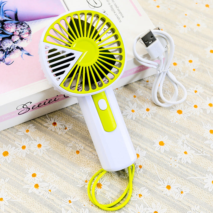 Ladies portable USB fan with ergonomic handle Stornfield