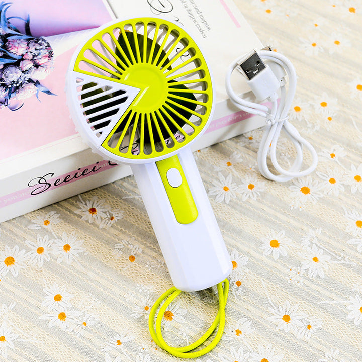 Ladies Portable Handheld Fan with USB Connection and Safety Net Stornfield