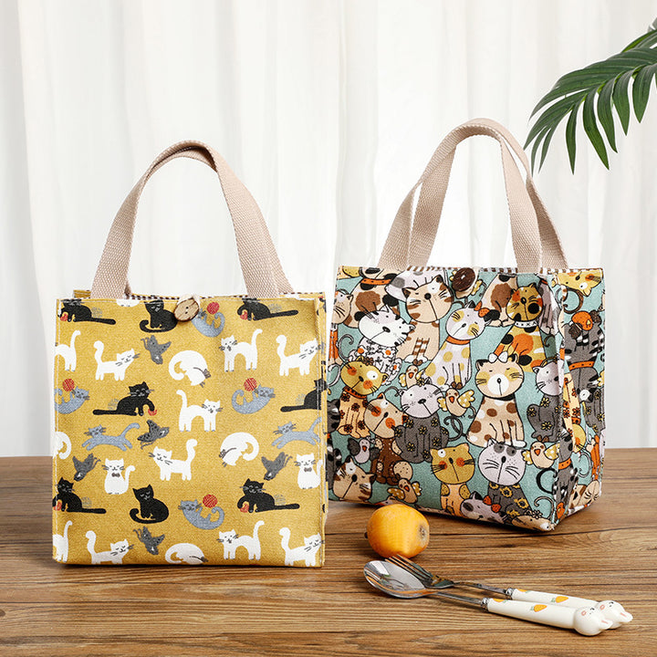Cute Cat-Themed Storage Tote Stornfield