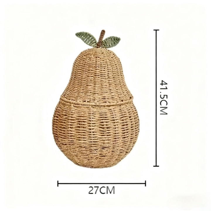 Decorative Apple-Shaped Storage Basket Stornfield