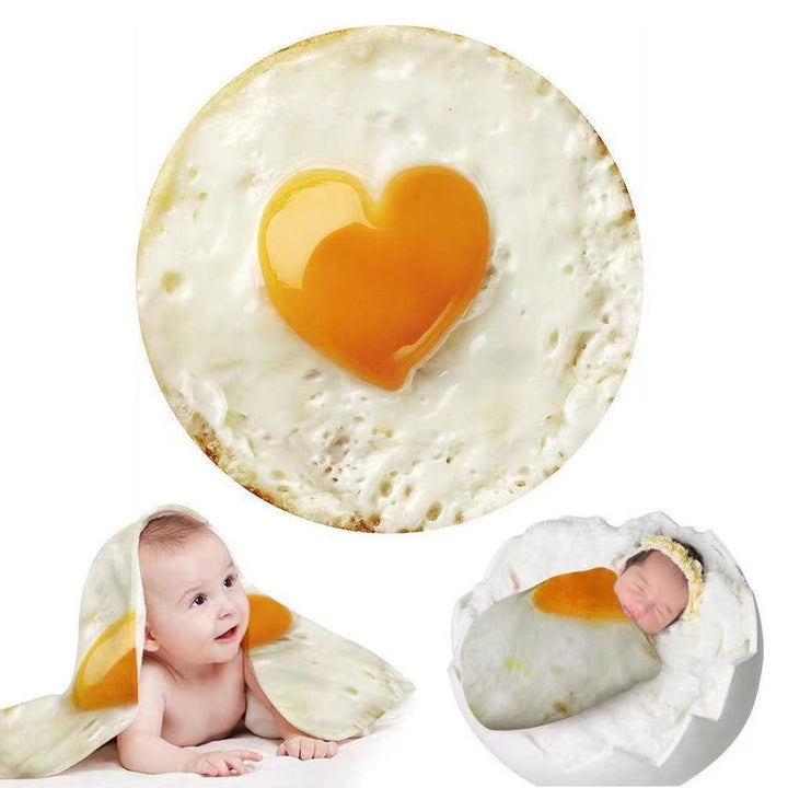 Pizza-Themed Baby Swaddle