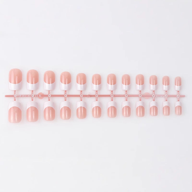 Glossy Natural-Shape Press-On Nails Stornfield