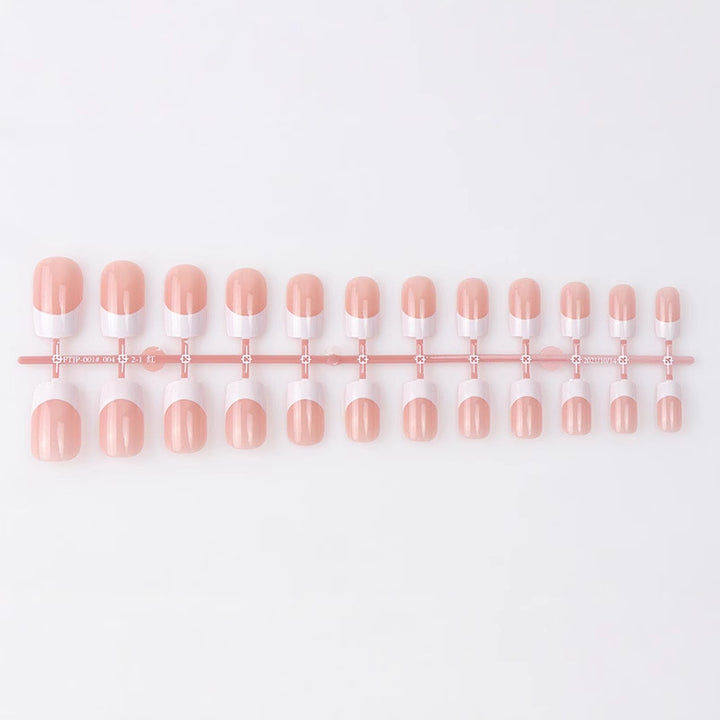 Glossy Natural-Shape Press-On Nails Stornfield