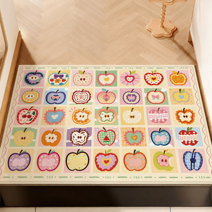 Whimsical Character Design Floor Mat