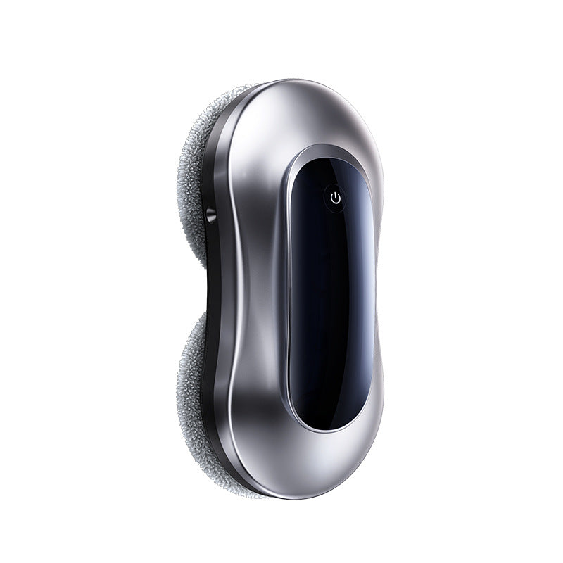 cordless smart magnetic glass window cleaning robot with dual microfiber rotating pads Stornfield