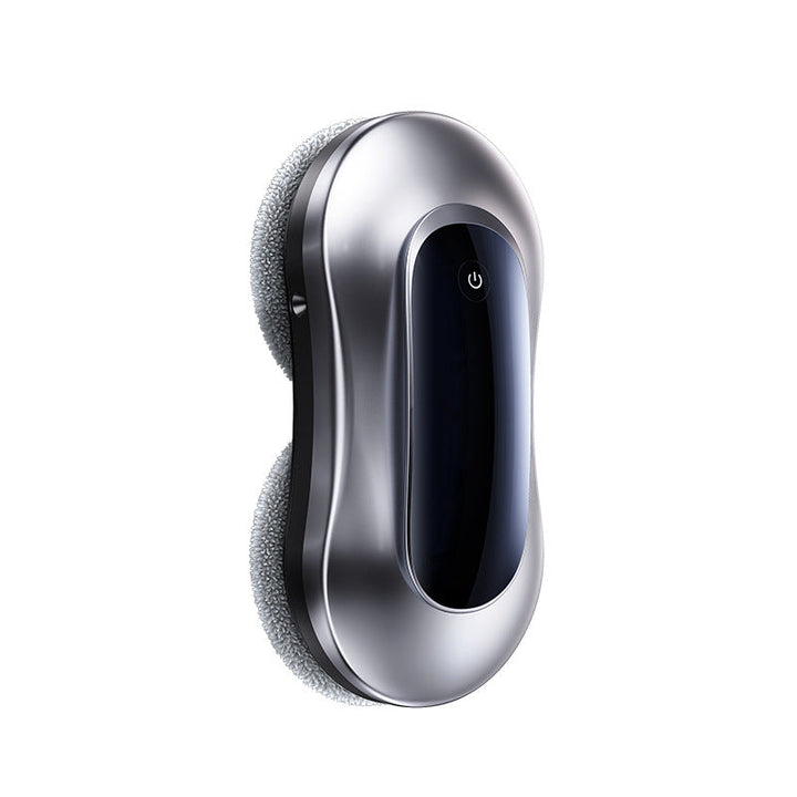cordless smart magnetic glass window cleaning robot with dual microfiber rotating pads Stornfield