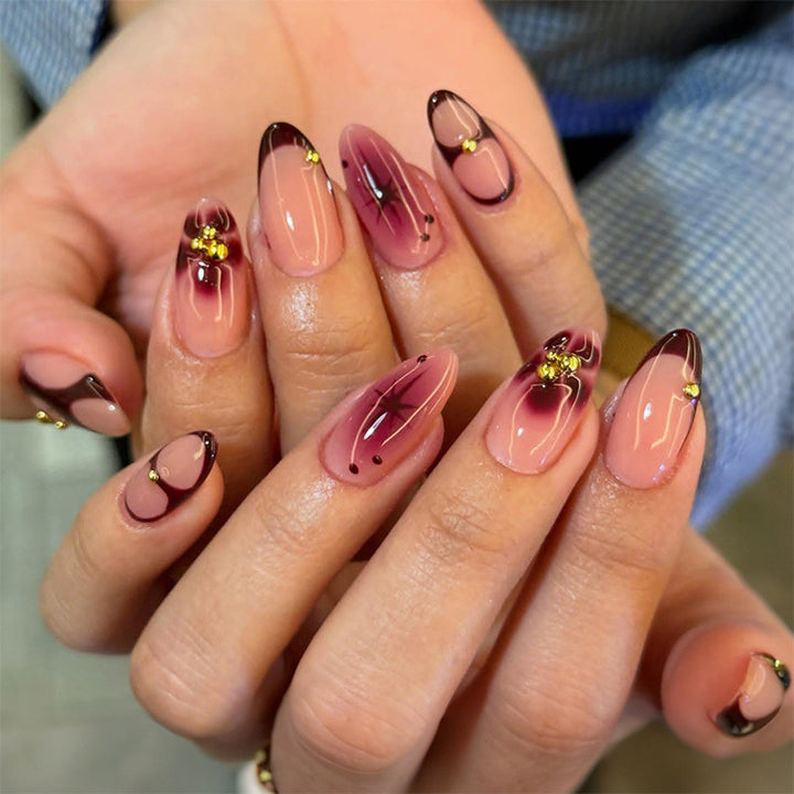 Artistic Press-On Nail Design Stornfield
